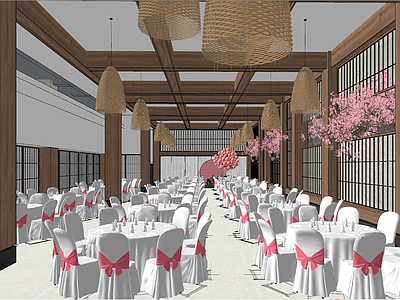新中式风格餐厅 宴会厅
