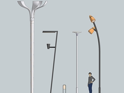 现代风格景观灯 灯具 高杆灯