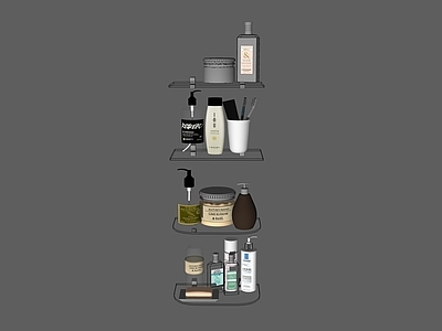 现代风格洗浴用品