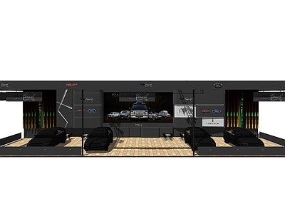现代风格汽车展厅 4S店 车载