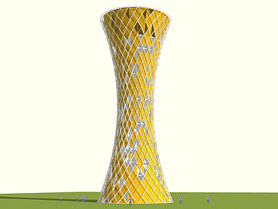 现代风格景观小建筑 景观塔
