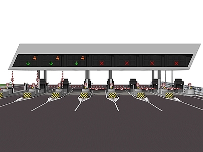 现代风格收费站