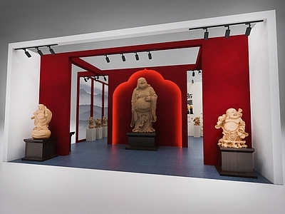 新中式风格佛事用品展厅