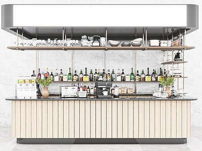 现代店面 酒柜