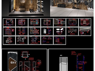 全套男装CAD 施工图 效果图 其他