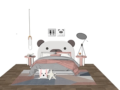 现代风格儿童床 双人床 儿童