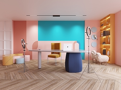 现代网红直播间