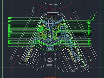 政府广场设计 施工图