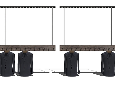 现代风格衣架 晾 展示架