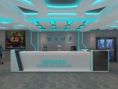 现代网咖 电竞 网吧 科技