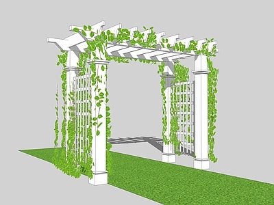 现代风格花架 廊架