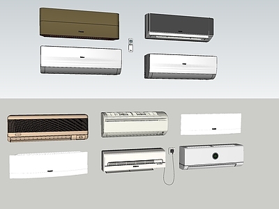 现代风格空调 挂机空调 挂式空调