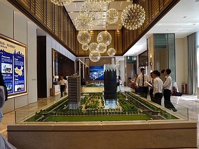 珠海奥园观山海销售中心 施工图 效果图
