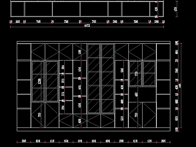家具 电视柜 施工图 概念方案