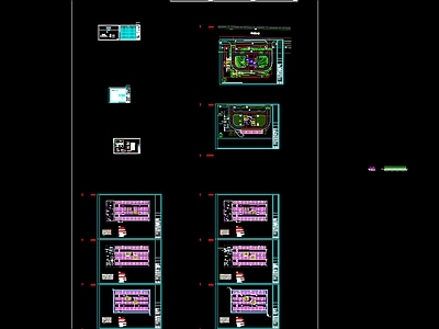 智能停车场 给排水设计 施工图 户外