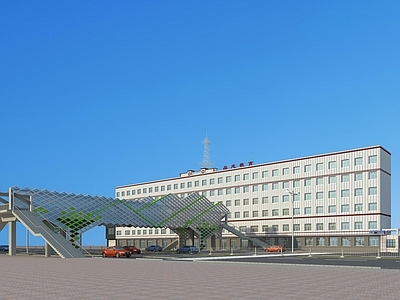 现代人行天桥
