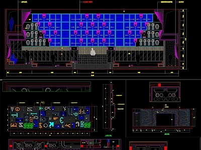 酒吧家具 CAD图纸 施工图