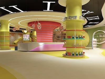 现代母婴店 城堡 简笔画 棒棒糖 玩具 螺旋柱
