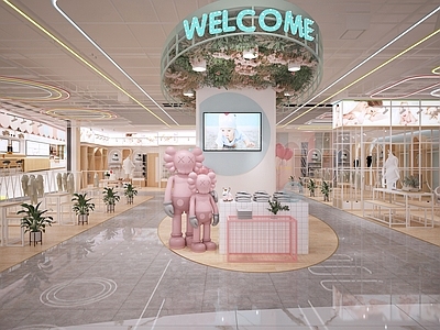 现代服装店 母婴店