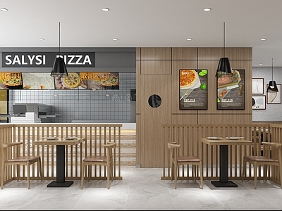现代餐饮店 快