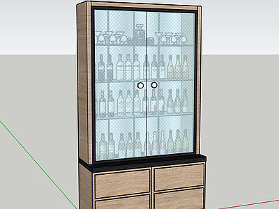 现代酒具 精品酒柜