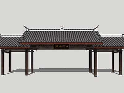 中式牌坊 大门
