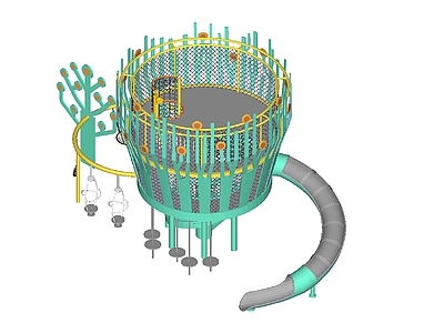 现代游乐设施 滑梯