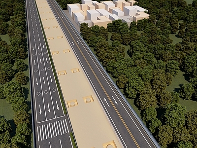 现代公路围栏