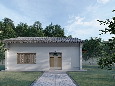 中式公建 景区公厕
