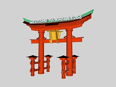 日式牌坊牌楼