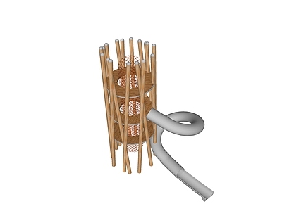 现代儿童滑梯