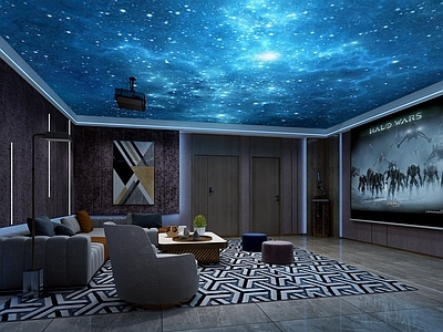 现代影音室 家居影音室