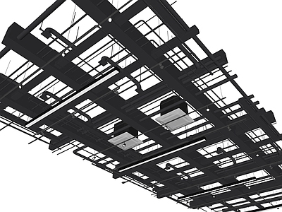 现代风格建筑材料 天花管道 通风管道