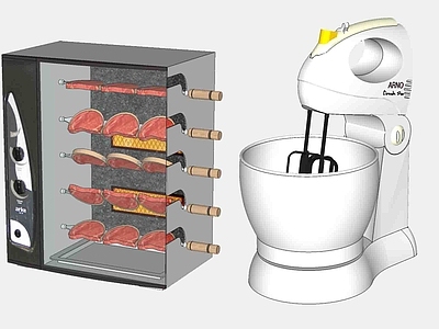 现代厨房用品组合