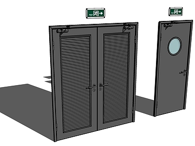 现代门 消防门 逃生门