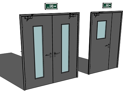 现代门 消防门 逃生门