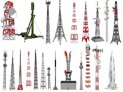 现代电塔 5G信号塔