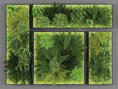 现代绿植墙
