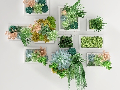 现代绿植墙