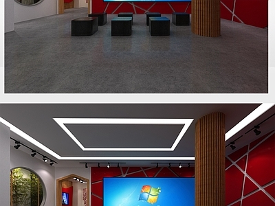 现代党建展厅 党建 党建展厅 党员活动室 党员培训 党建会议室