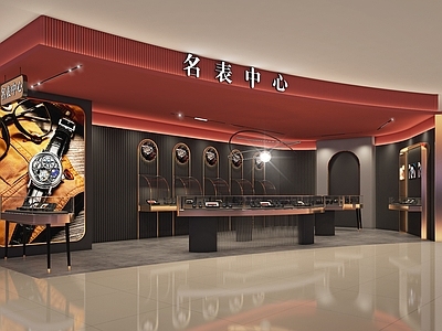 现代商场 表店 商场过道