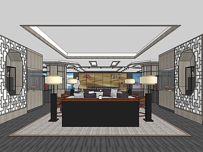 新中式展示厅
