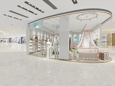 现代服装店 母婴店 专卖店 童装