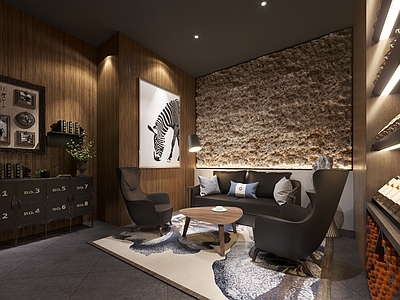 现代酒窖 会客区