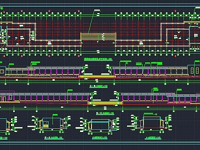 亭廊大样图 施工图