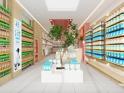 现代店面 母婴店