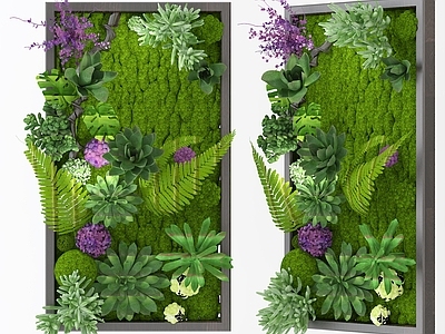 现代绿植墙