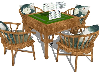 中式棋牌桌