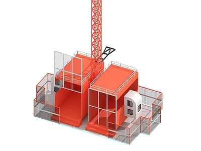 现代施工电梯 工业设备