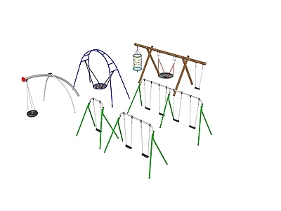 现代风格秋千